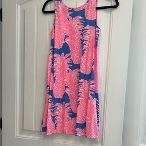 Lilly Pulitzer Pink and Blue Pineapple Dress